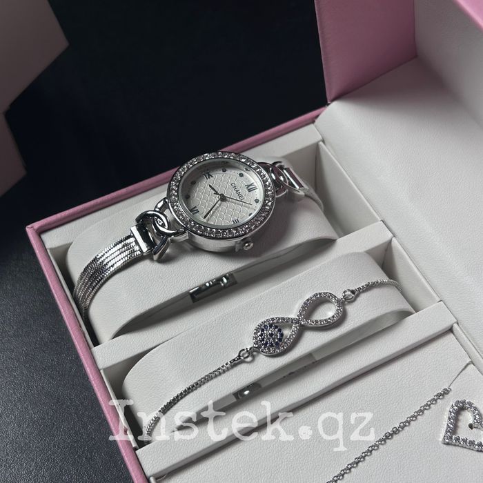 Женские часы, Набор для девушек, Комплект, Подарки для девушки,Подарки