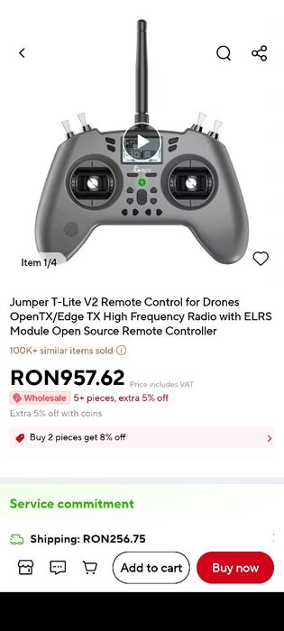 Radiocomanda jumper t lite