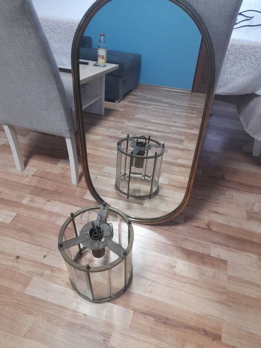 Старо ретро огледало и абажур