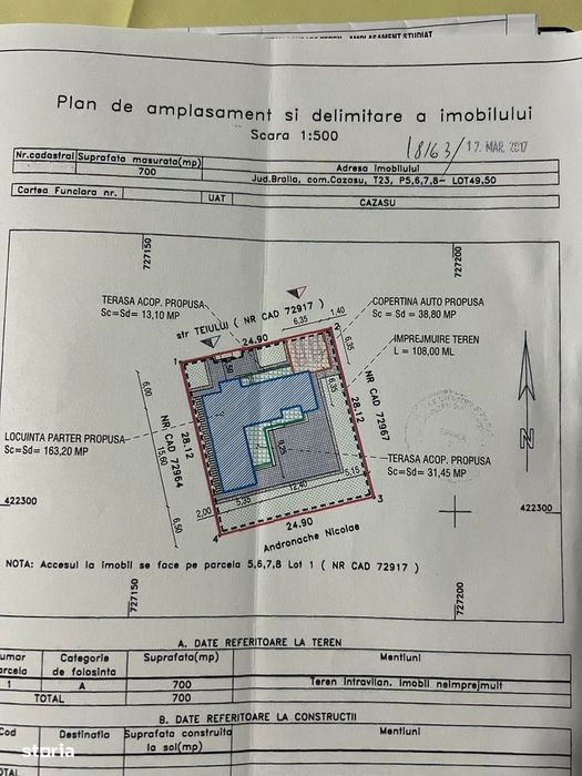 De vânzare Casa Cazasu la roșu Posibilitate Rate Notariale