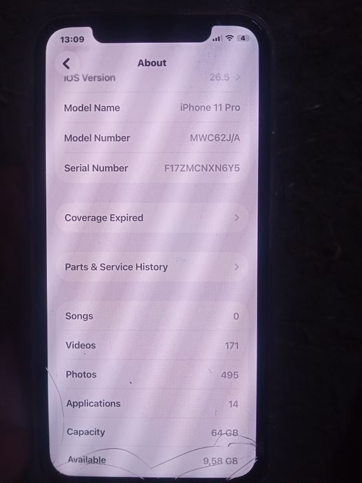 11 pro xotira 64