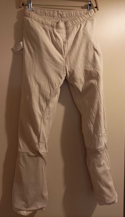 Pantaloni dublati pt timp rece, pt fete 10A, cream.