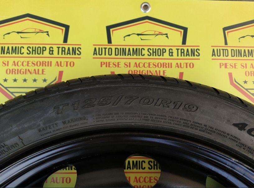 Roata rezerva compatibila BMW 125/70/19 5X120 G30 G31 X2 X3 X4 G01 G02