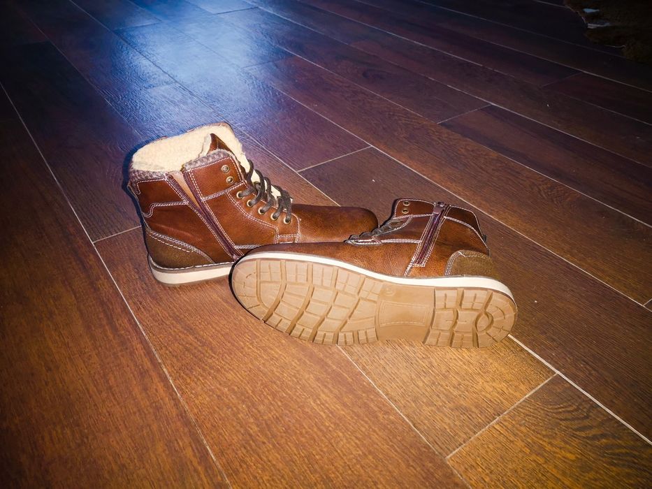 Италиански боти от естествена кожа Pesaro