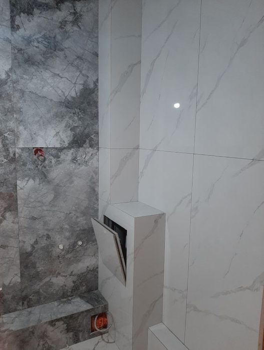 Укладка  кафеля.