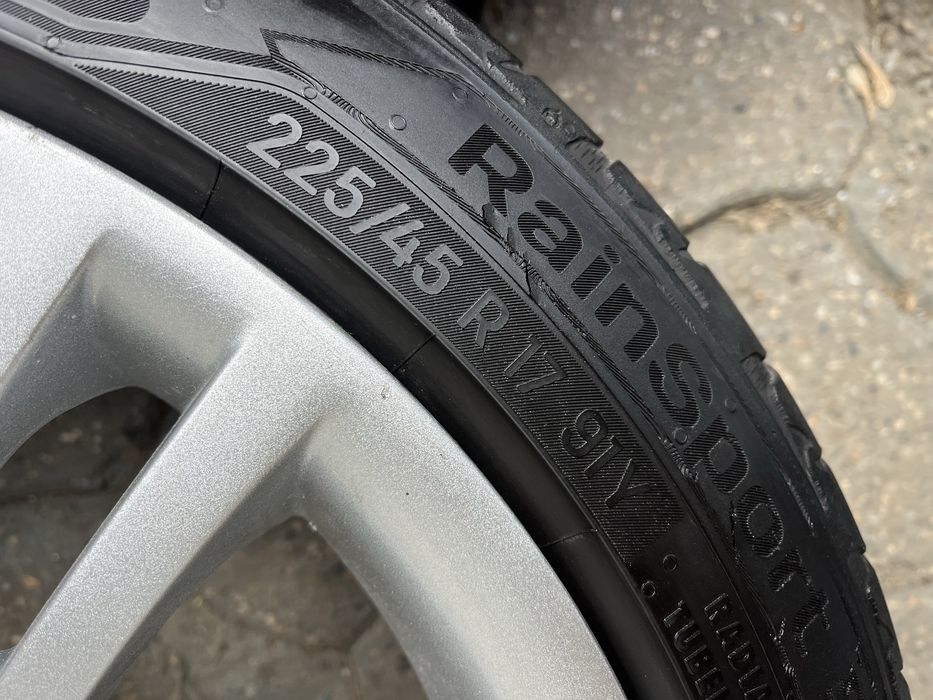 Jante aliaj 5x120mm, anvelope vara 205/50 R17, 225/45 R17 BMW E81, E87, F20, E46 E36