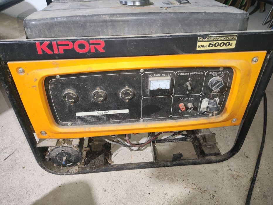 Генератор Kipor KNGE6000E (Газ / Бензин) 5 кВт