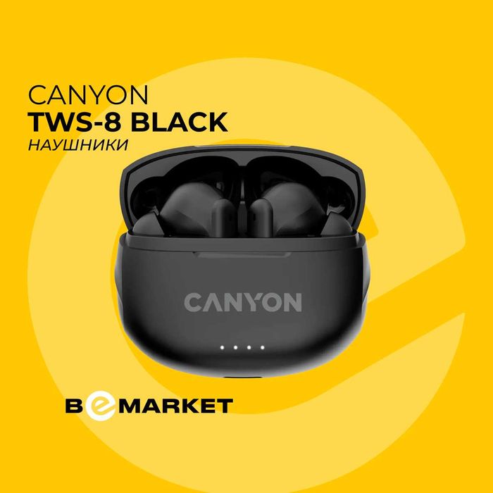 Беспроводные наушники Canyon TWS-8 Black