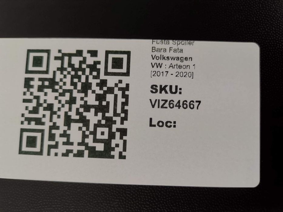 Спойлер За Предна Броня Нов Фолксваген ВВ / Volkswagen VW Arteon 1 R-L