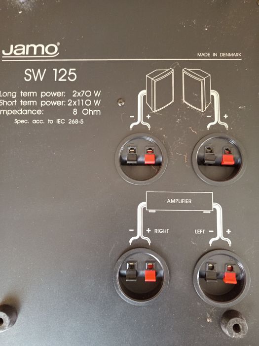 Тонколони комплект JAMO SW+SAT  125