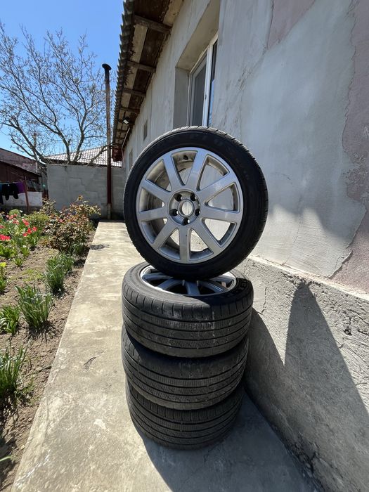Jante aliaj R17 5x112 + anvelope all season 235/45 R17
