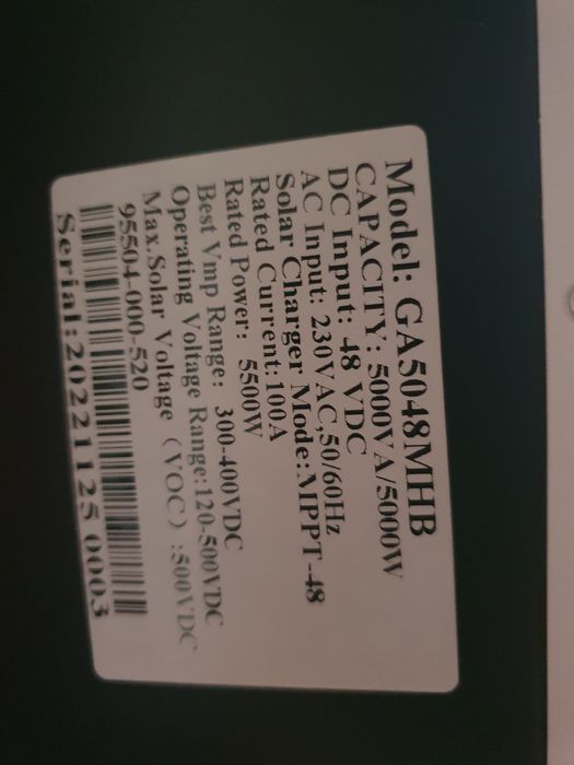 Vind invertor  solar hibrid 5kw