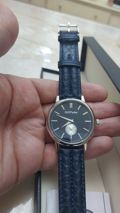 Часы мактайм серебро