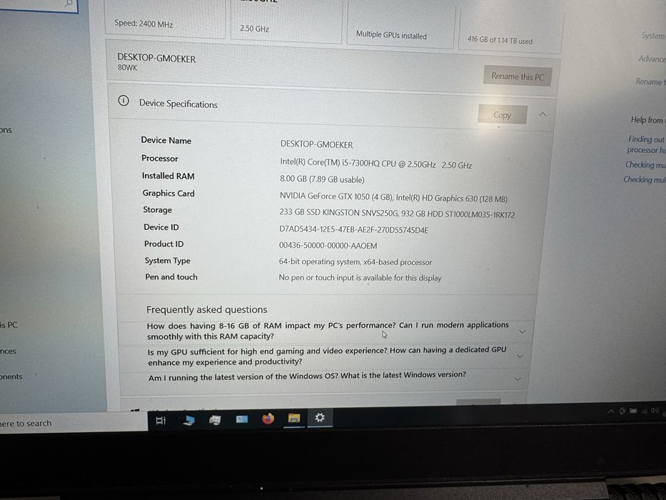 Lenovo Legion Y520-i5-7300HQ