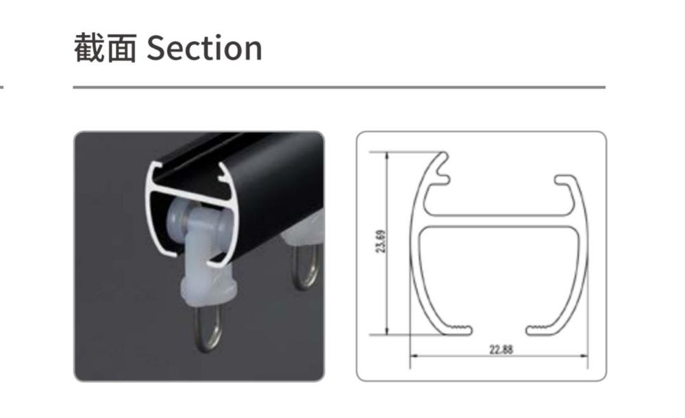 Карнизы алюминиевые для штор