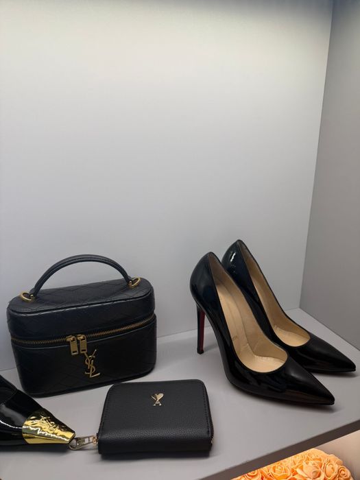 Дамски обувки на ток ysl, louboutin
