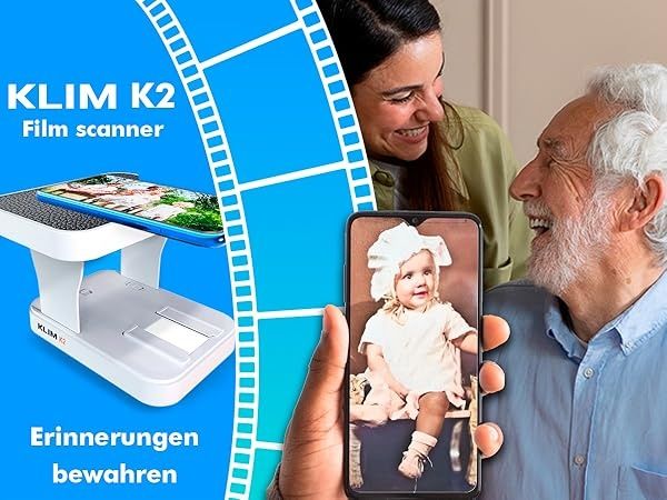 Мобилен скенер за телефон за 35 мм филми и диапозитиви с LED подсветка