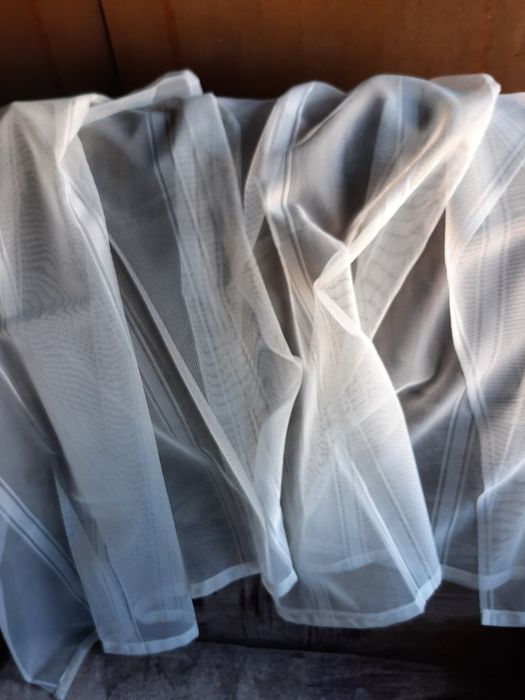 Плат за завеса 100% памук; Плат - Панама; Три броя карета от тюл