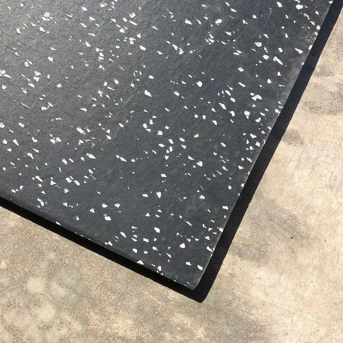 Фитнес Настилка Плоча Цветни Пръски Gray 100×100×2 см, Гумени Настилки