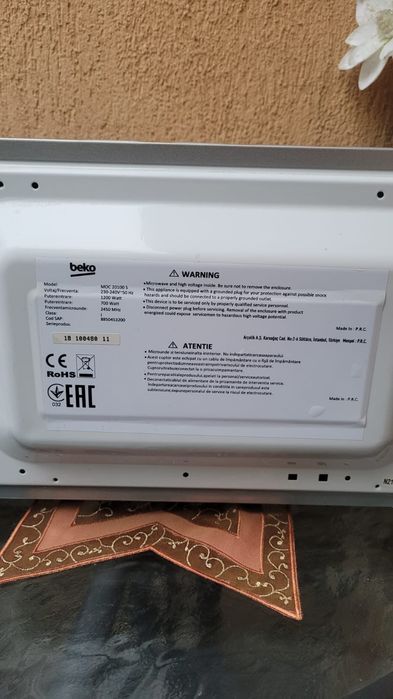 Cuptor cu microunde Beko MOC20100S