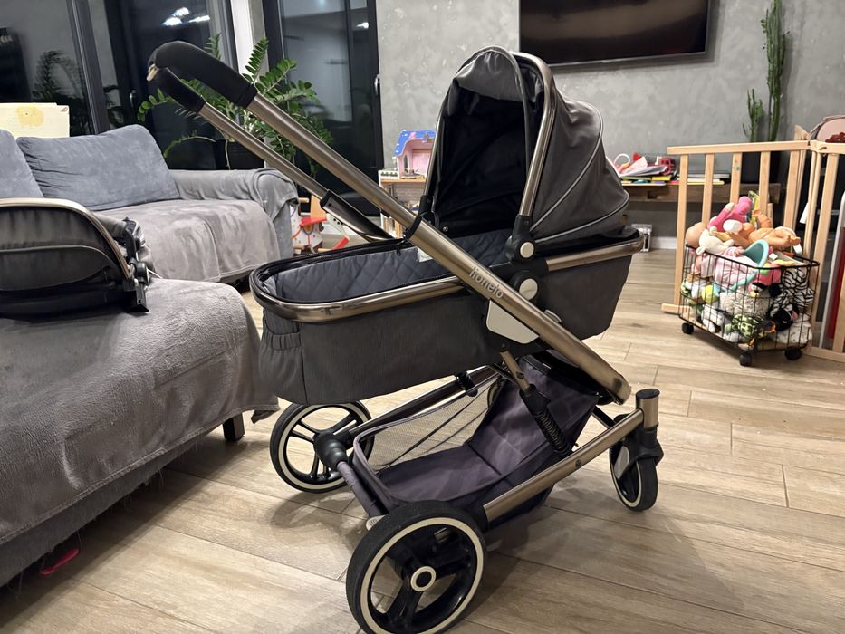 Carucior 2 in 1 cu landou Lionelo