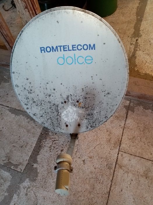 ricever samsung +antena parabolica + ruter romtelecom noi in cutie