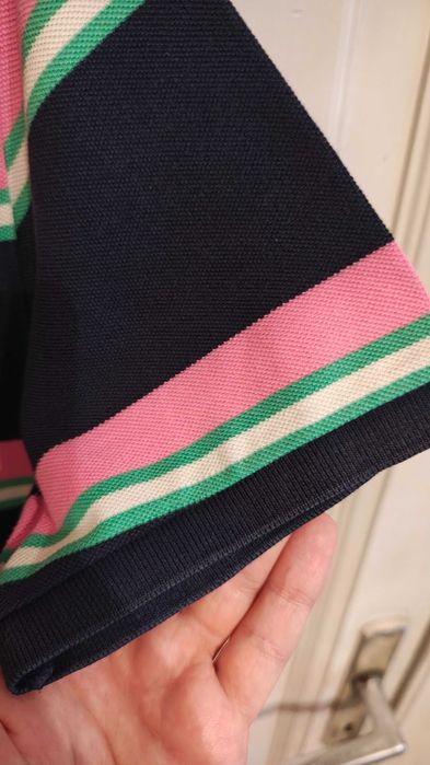 Tricou in dungi mov cu negru Polo Ralph Lauren - Marime M