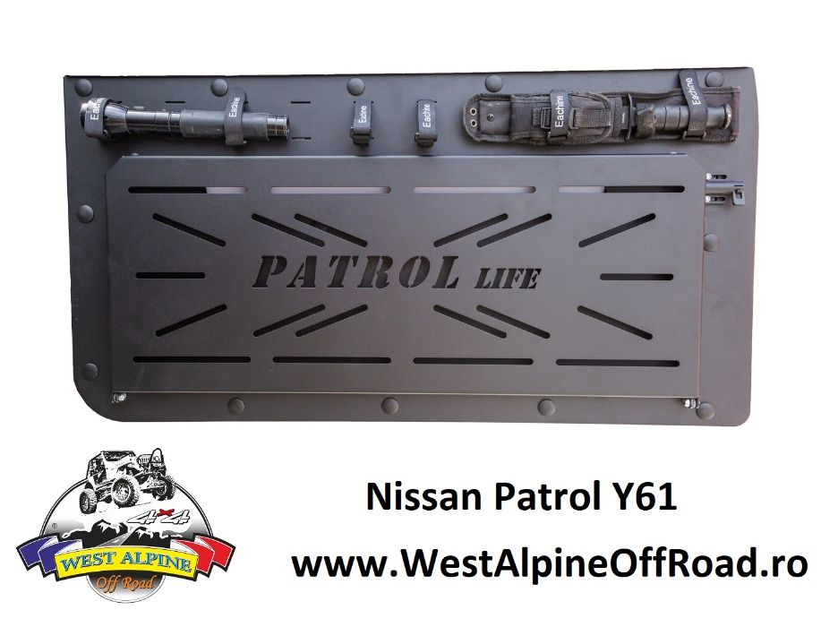 Masa Nissan Patrol Y60 Y61 - Usa spate plianta - Iluminata LED OFFROAD