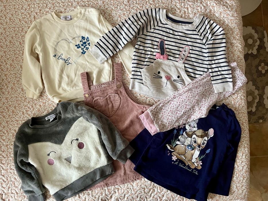 Детски дрешки за момиче 80, 86, 92, 98