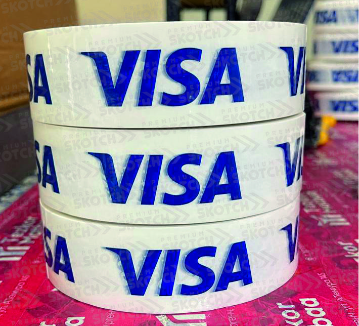 Скотч с логотипом