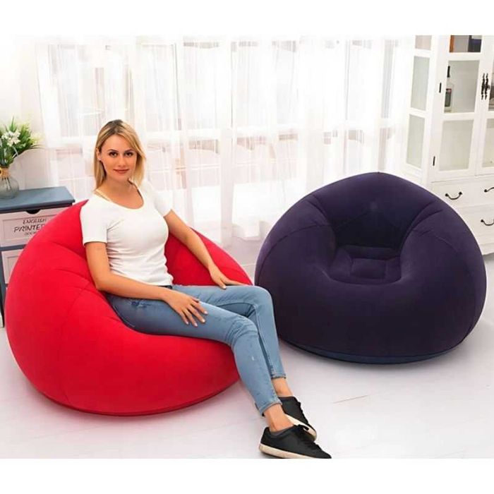 Последен брой! Ергономично надуваемо кресло, фотьойл, барбарон, пуф