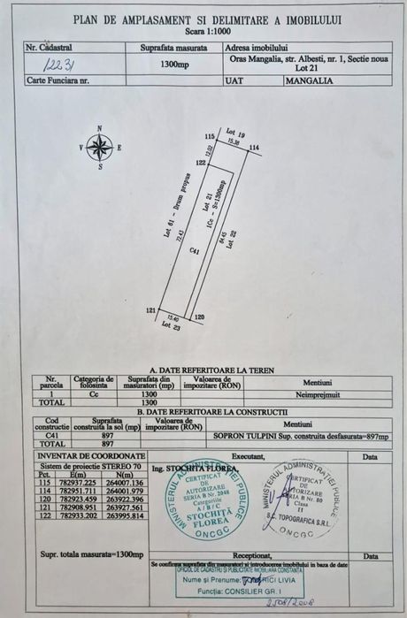 Teren 1300 mp Mangalia