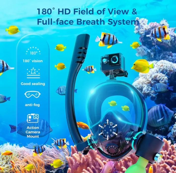 Комплект за гмуркане – бутилка 500 мл с маска