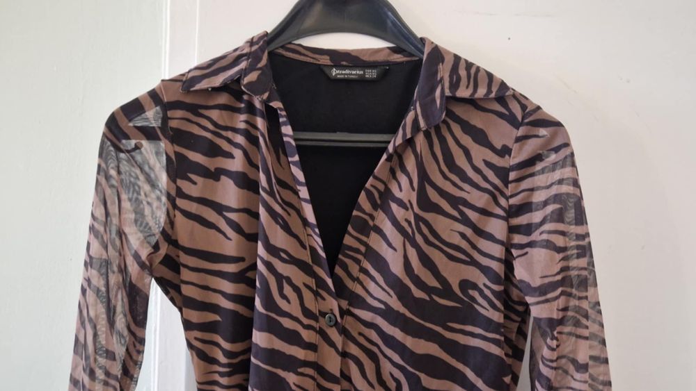 Тигрова рокля от тюл