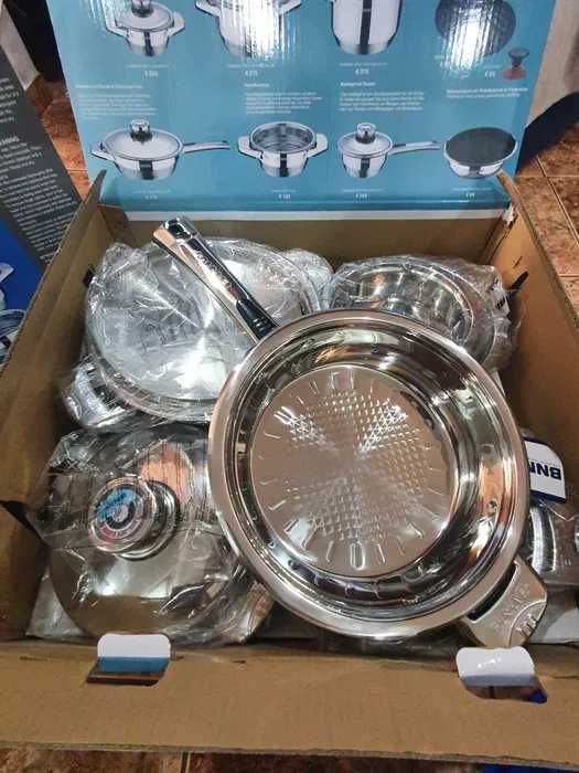 SET Oale din Inox BNM 17 piese si accesorii pentru gatit