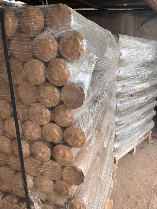 Brichete de foc, rumegus, rotunde, 10 kg