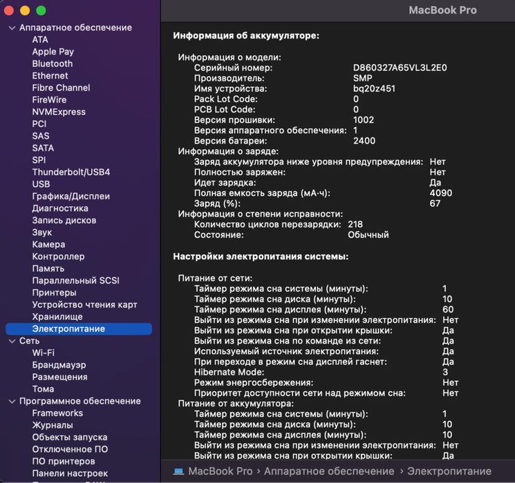 Macbook Pro 2020 с touch bar