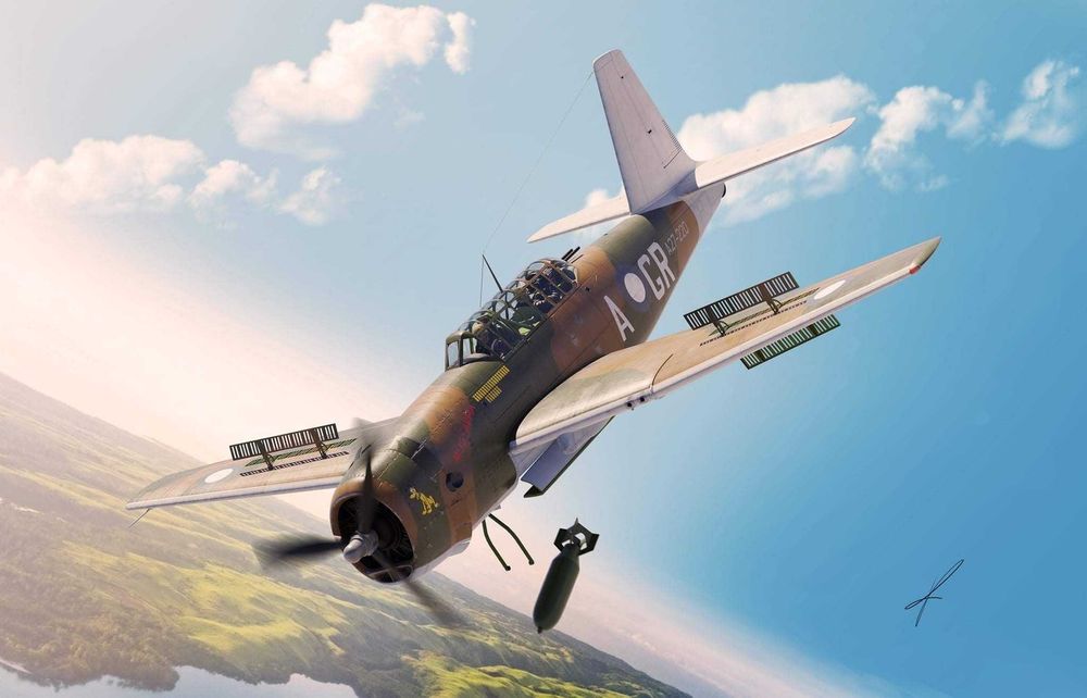 сборная модель самолета A-31 Vengeance 1/72 NOVO СССР!