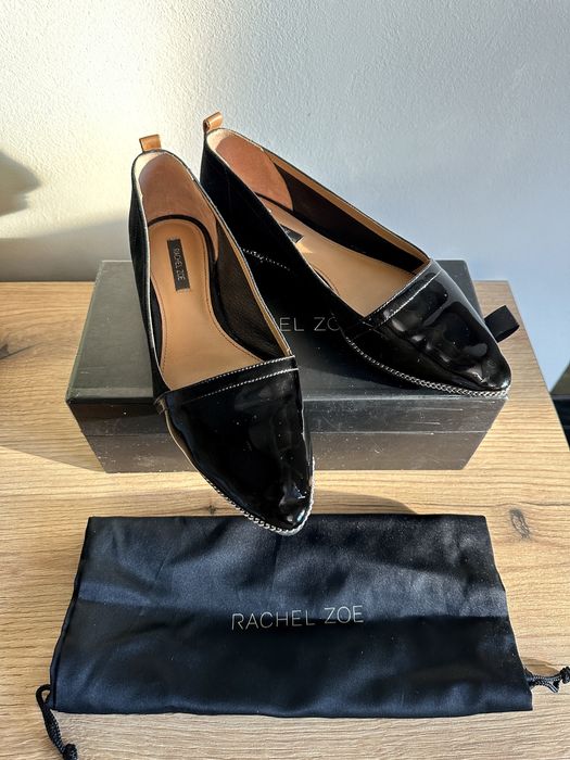 Кожени обувки с велур Rachel Zoe - Размер 38, неразличими от нови