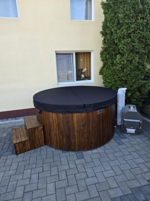 Ciubar jacuzzi fibra 8 pers 2.25 m hidromasaj