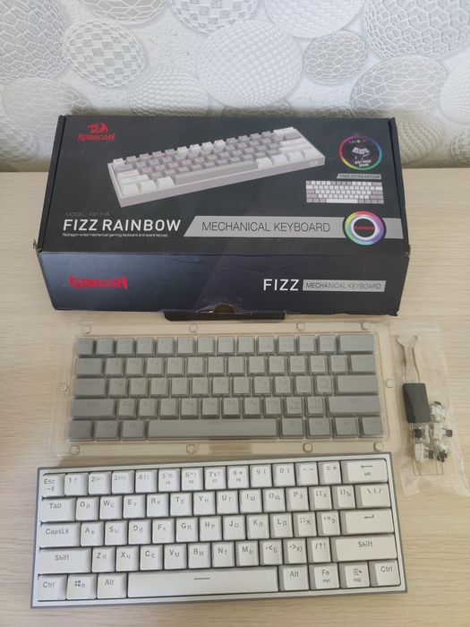 Механическая клавиатура redragon fizz rainbow k617