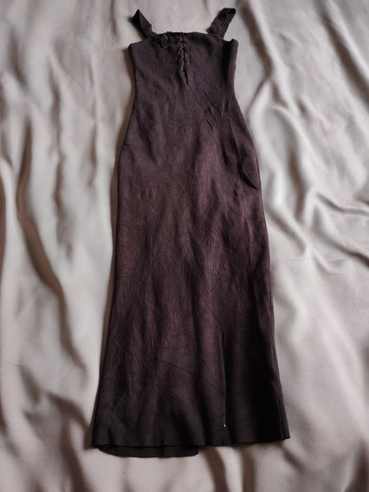 Rochie lunga din tricot