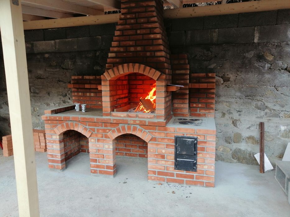 Gratar de cărămidă, sobe, șeminee