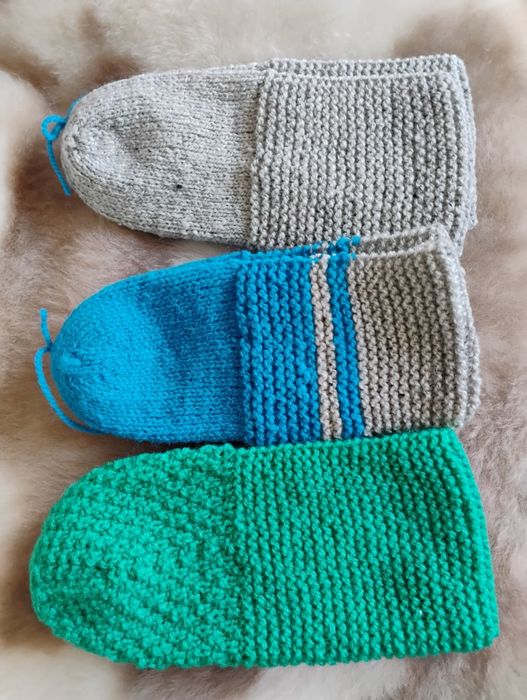 мъжки терлици ръчно плетени