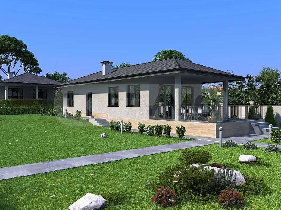 Едноетажна къща ново строителство в село Равна гора