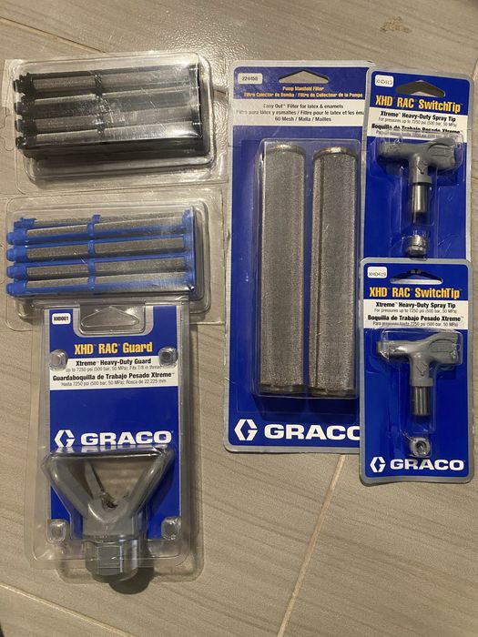 Accesorii pompe Graco - duze, rakuri, filtre