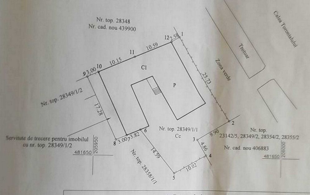 Vand/schimb  casa pe cal Torontalului artera principala