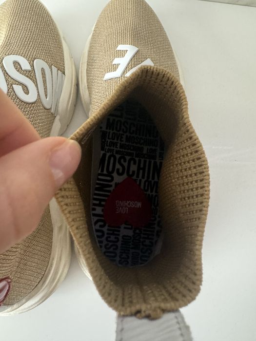 Love moshino дамски обувки 38 номер - носени 4 пъти