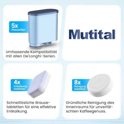 Нов Комплект за поддръжка на кафемашина Philips Saeco AquaClean 17 части, водни филтри таблетки