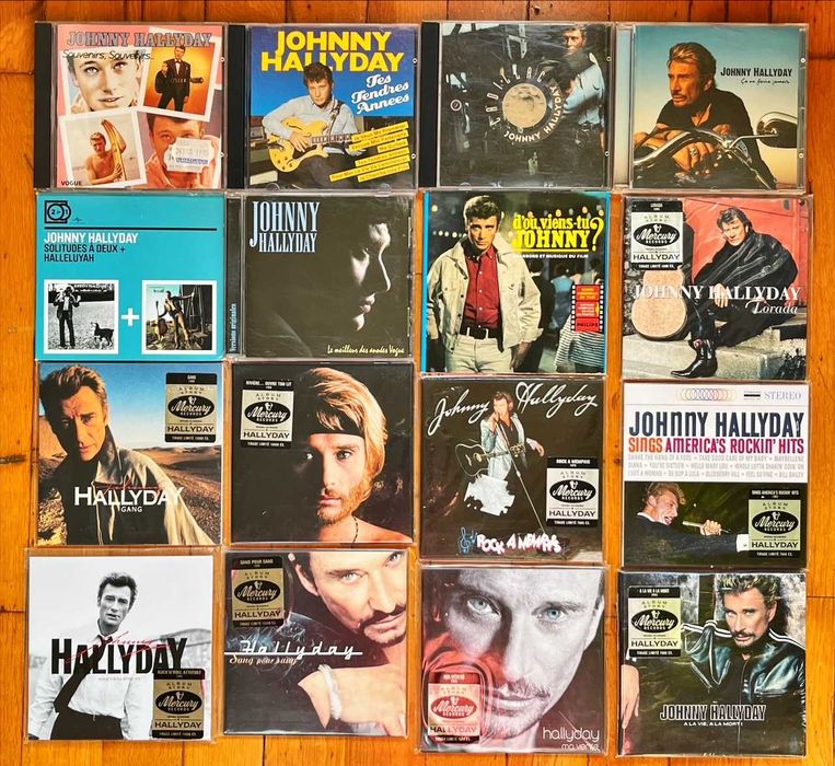 Colectie rock Johnny Hallyday pe 26 CD originale